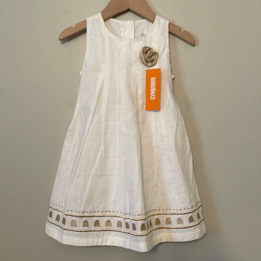 Little Girl’s Gymboree Linen Summer Dress Size 2T NWT